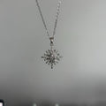 Silver Taşlı Kuzey Yıldızı Kolye