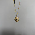 Gold Kapaklı Kolye