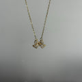 Gold Kurdele Kolye