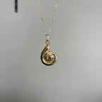 Gold Salyangoz Kolye