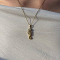 Gold Deniz Atı Kolye
