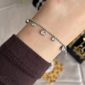 Heart Drop Bracelet | Steel