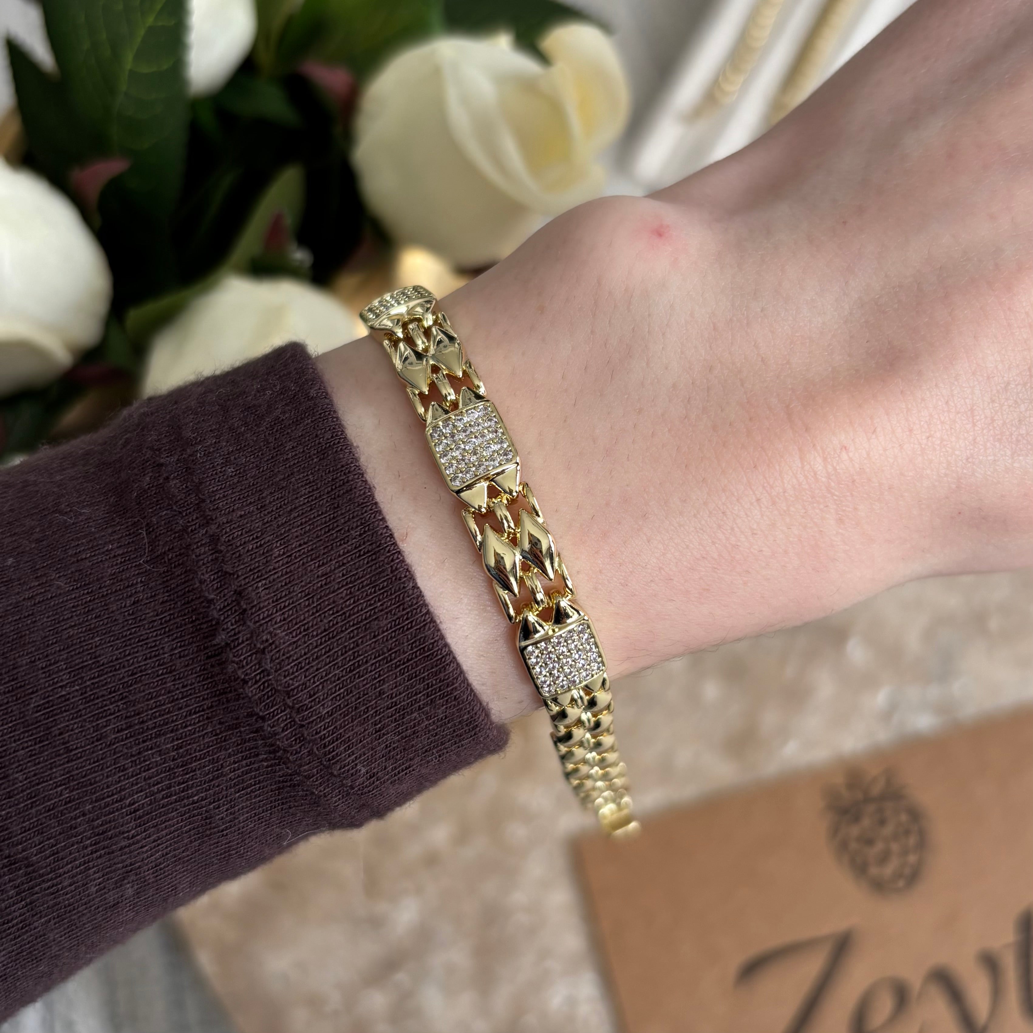 Stone Cuff Bracelet | Xuping