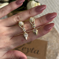 Lux Diamond Stone Earrings | Xuping