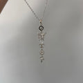 Silver Taşlı Y Kolye