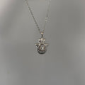 Silver Taşlı Hamsa Kolye