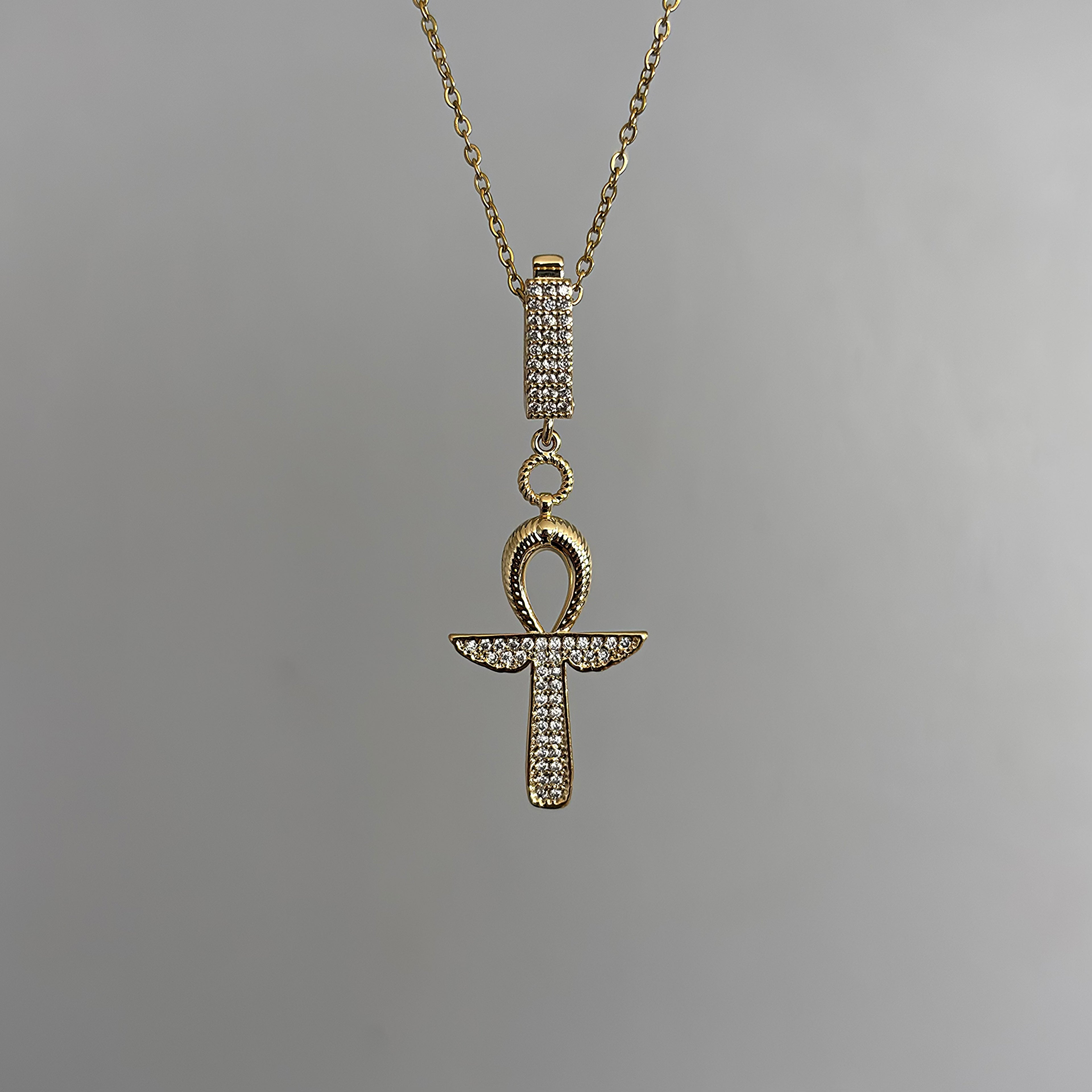 Gold Ankh Kolye