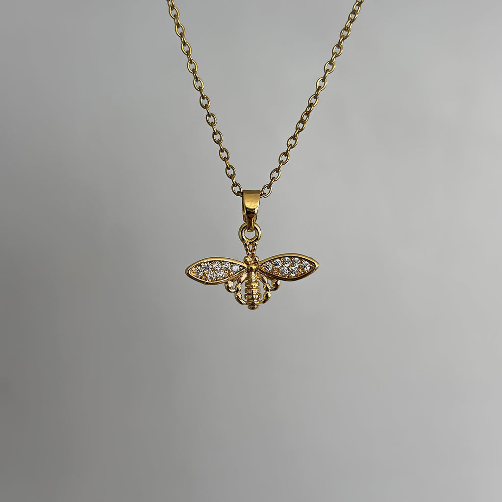 Gold Arı Kolye