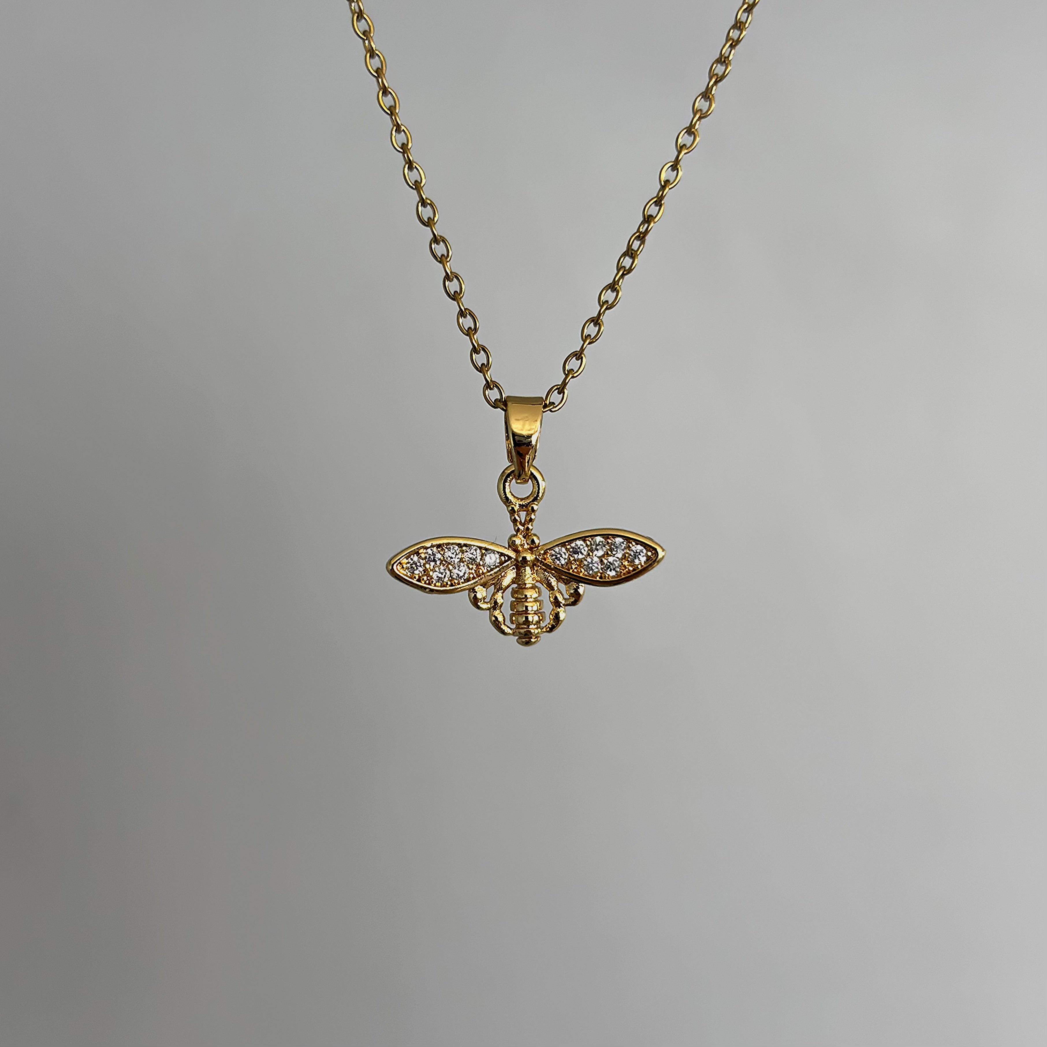 Gold Arı Kolye