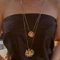 Sun Flower Kolye Seti