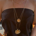Sun Flower Kolye Seti