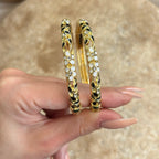 Blossom Bangle | Black
