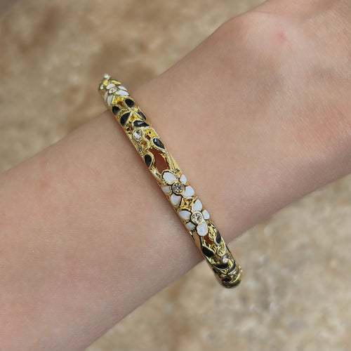 Blossom Bangle | Black