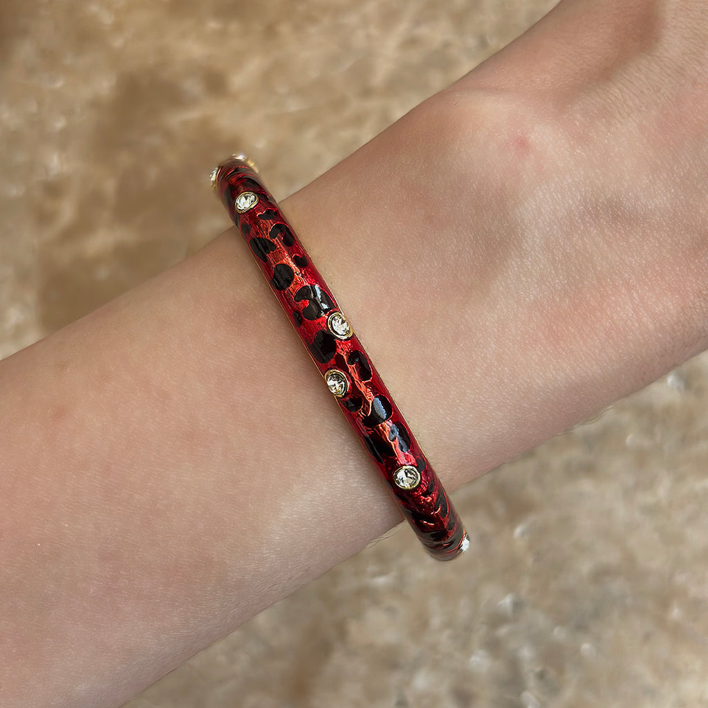 Blossom Bangle | Red Leopars