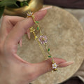 Kristal Flowers Bileklik