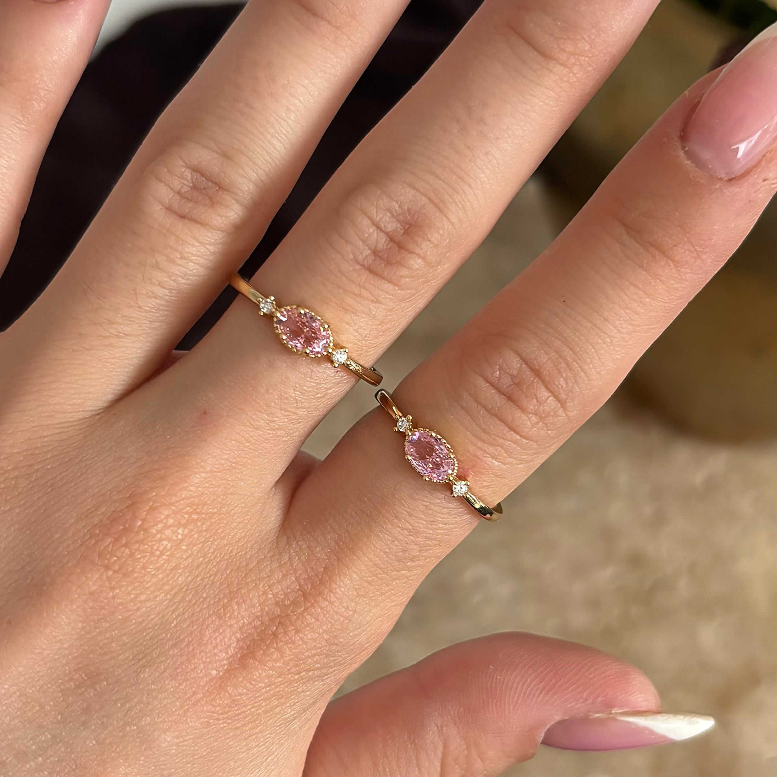 Pink Stone Ring