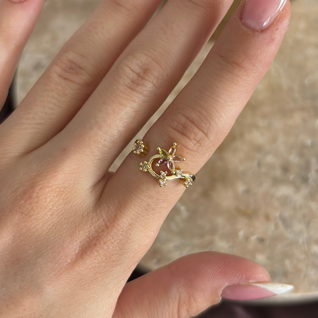Colorful Flower Ring