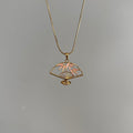 Steel Fan Necklace