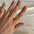 Gold Starfish Ring