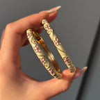 Blossom Bangle- Pastel Green