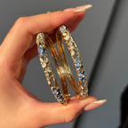 Blossom Bangle - Denim
