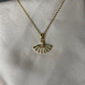 Gold Yelpaze Kolye