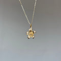 Gold Vintage Çiçek Kolye