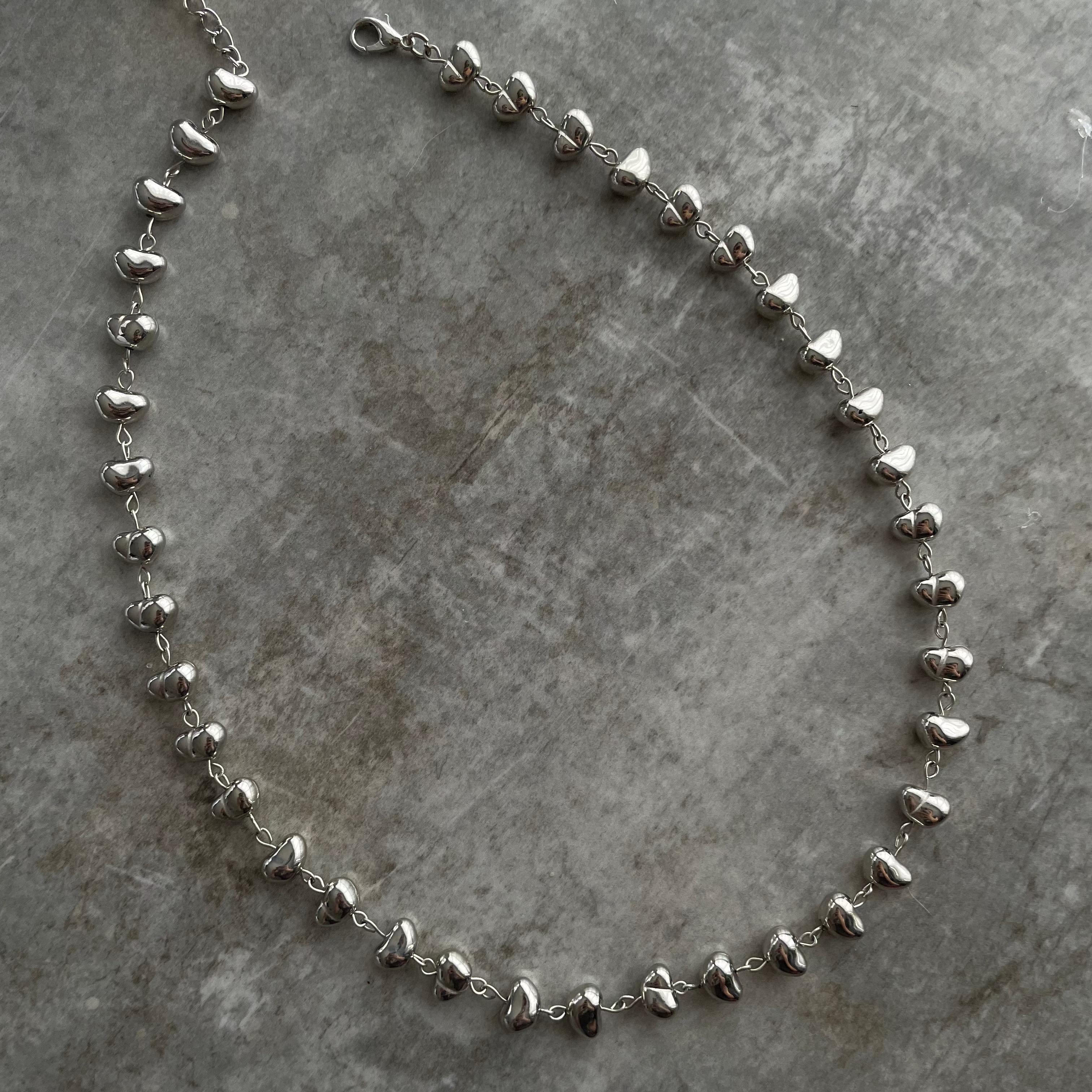 Silver Full Dome Necklace