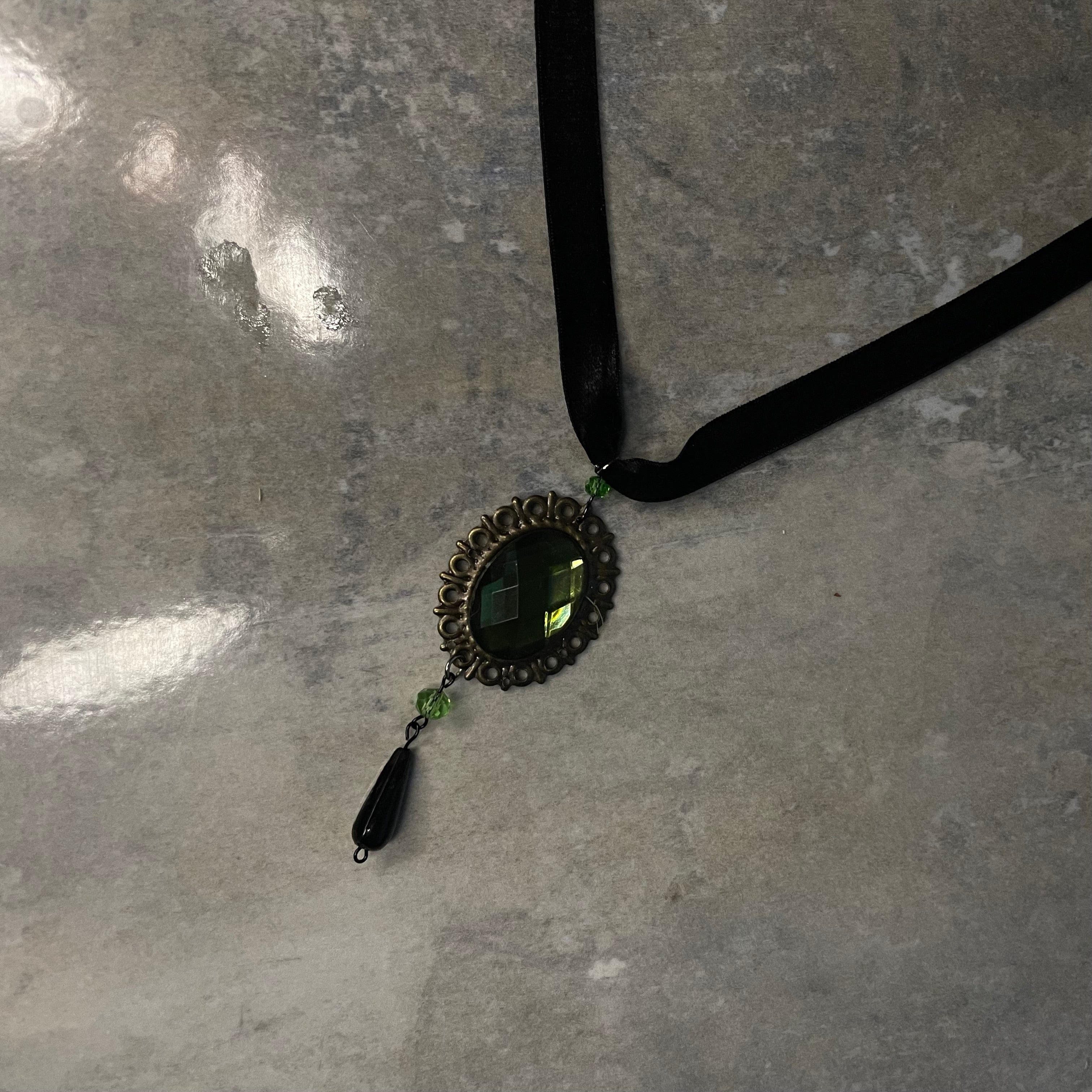 Thor Emerald Choker Necklace